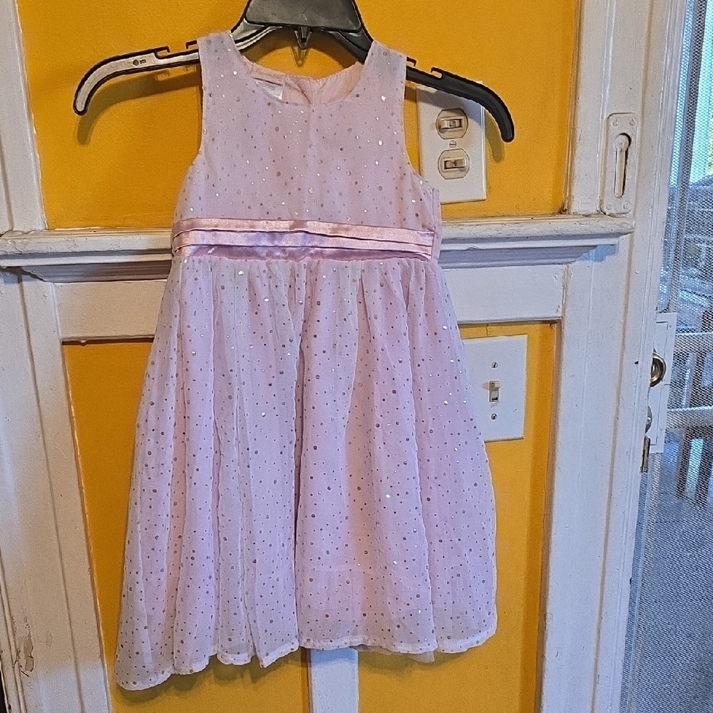 Pink Ruffled Tiered Halter Sundress